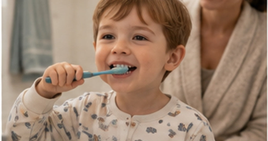 Lifestyle scene for how to create a calmer bedtime wind-down for children