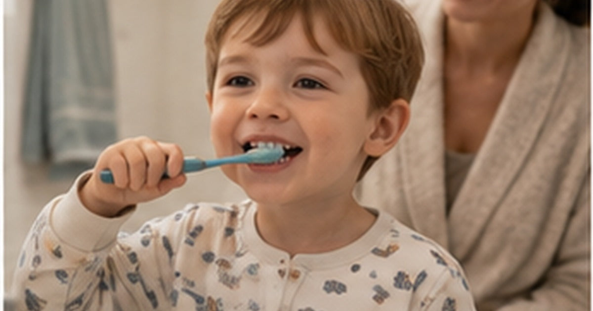 Lifestyle scene for how to create a calmer bedtime wind-down for children