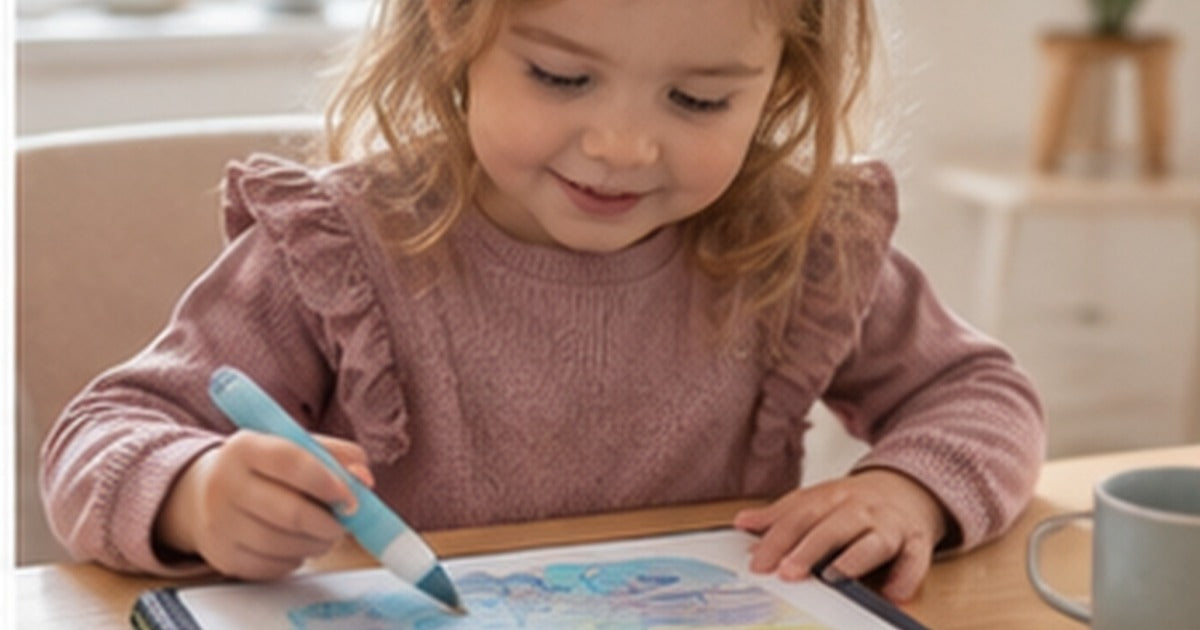 Lifestyle scene for how to make toothbrushing more predictable for young children