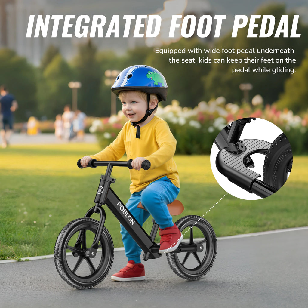 Baby & Toddler 2-in-1 Wooden Trike & Balance Bike - Detail View 6