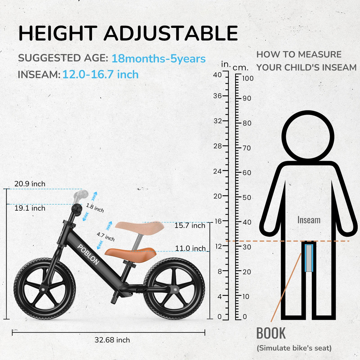 Baby & Toddler 2-in-1 Wooden Trike & Balance Bike - Detail View 4