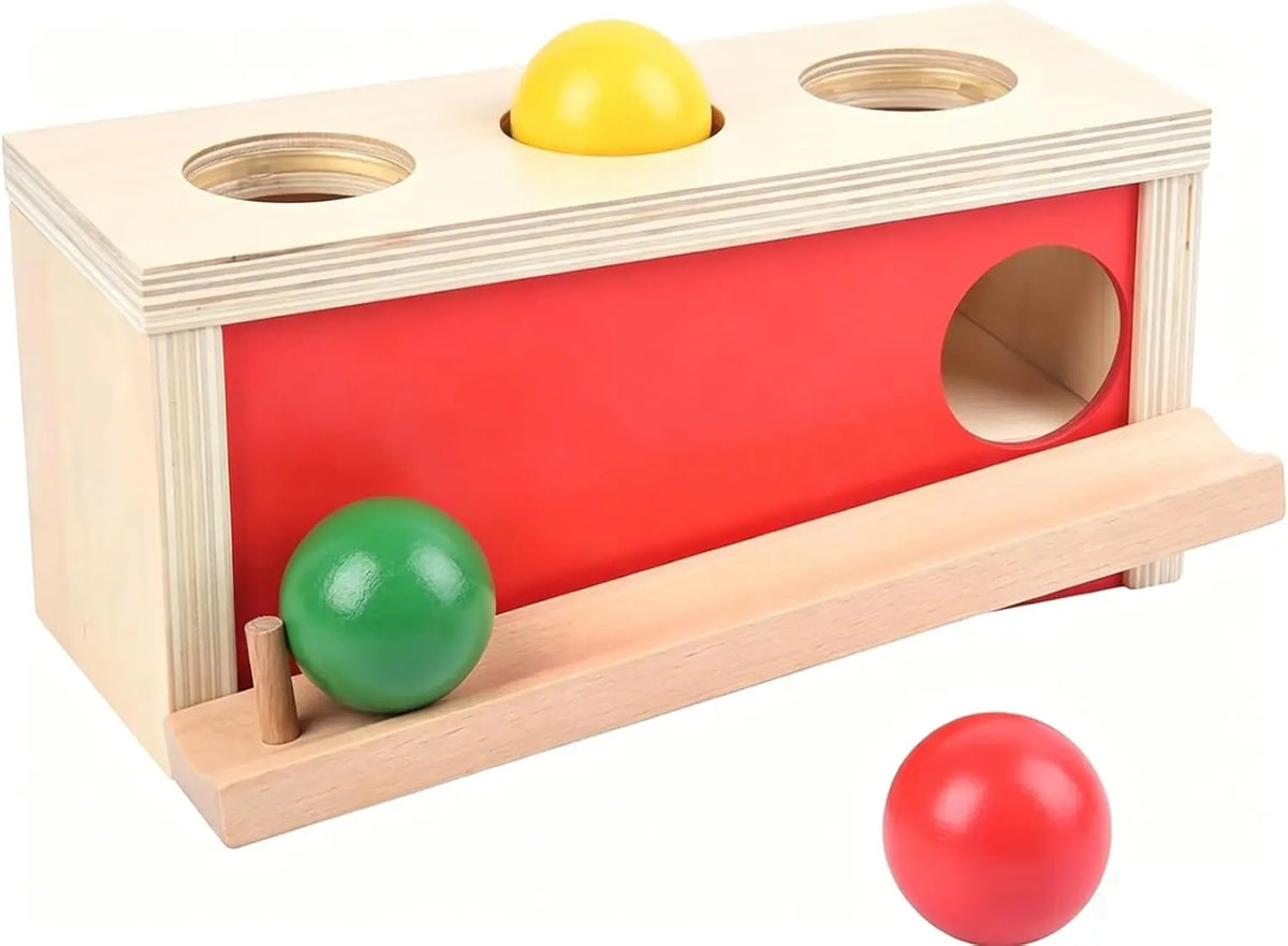 Montessori Wooden Rainbow Spinning Drum with Mirror - Lifestyle & In-Use Detail