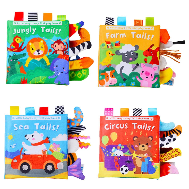 Soft Touch Early Discovery Farm Animal Cloth Activity Book - Hero Product View