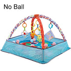 Baby Play Mat with Fitness Frame, Infant Crawling Activity Gym
