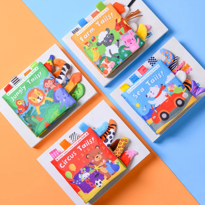 Soft Touch Early Discovery Farm Animal Cloth Activity Book - Detail View 4