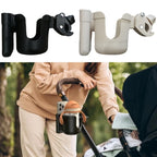 2-in-1 Stroller Handlebar Cup Holder & 360° Phone Mount Clamp - AmaraKin Nursery & Family Essentials (Photo 2)
