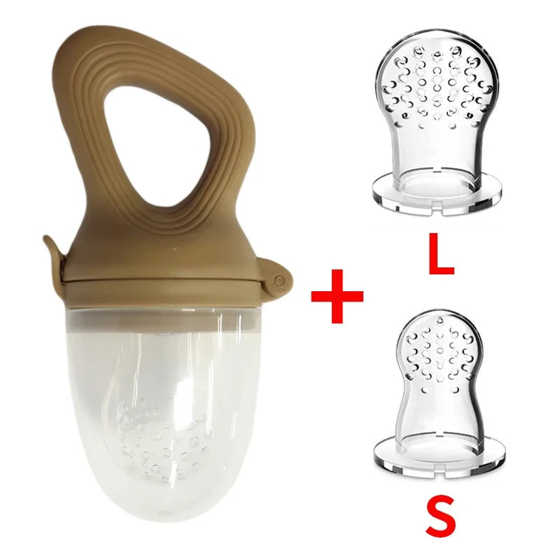 Silicone Infant Teething Fruit Feeder with Rotary Push Mechanism - AmaraKin Nursery & Family Essentials (Photo 16)