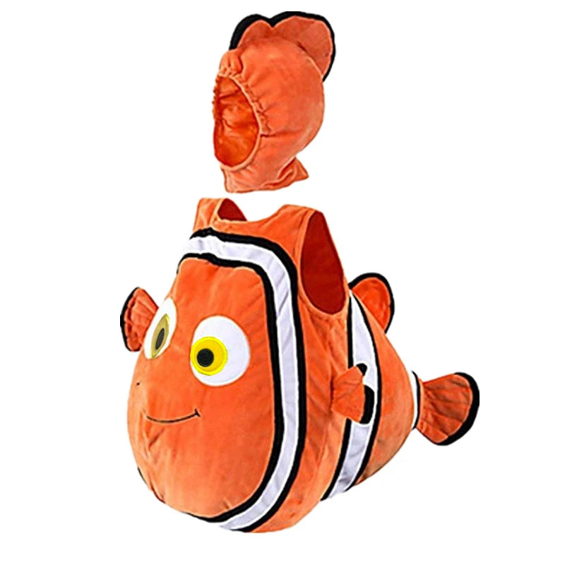 Toddler Clownfish Costume, Kids Dress-Up Role Play Outfit