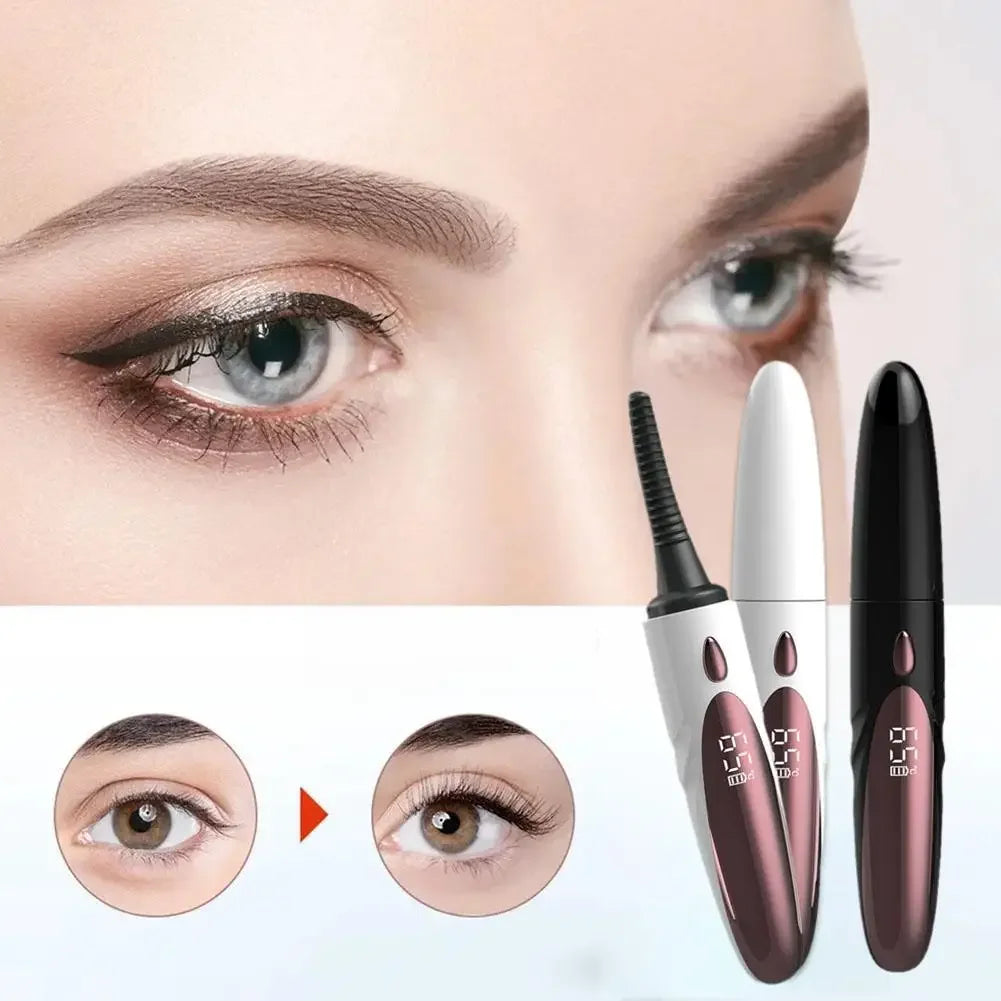 Electric Heated Eyelash Curler with Thermal Silicone Comb - AmaraKin Nursery & Family Essentials (Photo 1)