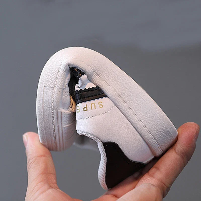 Kids Sneakers White Non-Slip, Breathable Casual Shoes Boys Girls