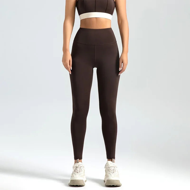 Women's High-Waist Yoga Leggings – Soft Stretch, Breathable, 16 Colours, Sizes S-XXXL