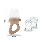 Silicone Infant Teething Fruit Feeder with Rotary Push Mechanism - AmaraKin Nursery & Family Essentials (Photo 6)