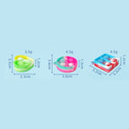 Mini Pop Fidget Keychain Toys, 20-Pack Sensory Toys for Kids