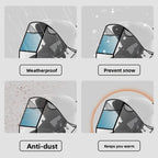Universal Pushchair Rain Cover with Magnetic Vision Window - AmaraKin Nursery & Family Essentials (Photo 3)