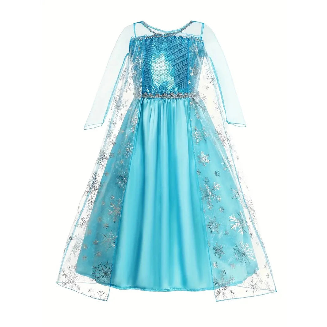 Girls Princess Costume Dress, Kids Character Fancy Dress
