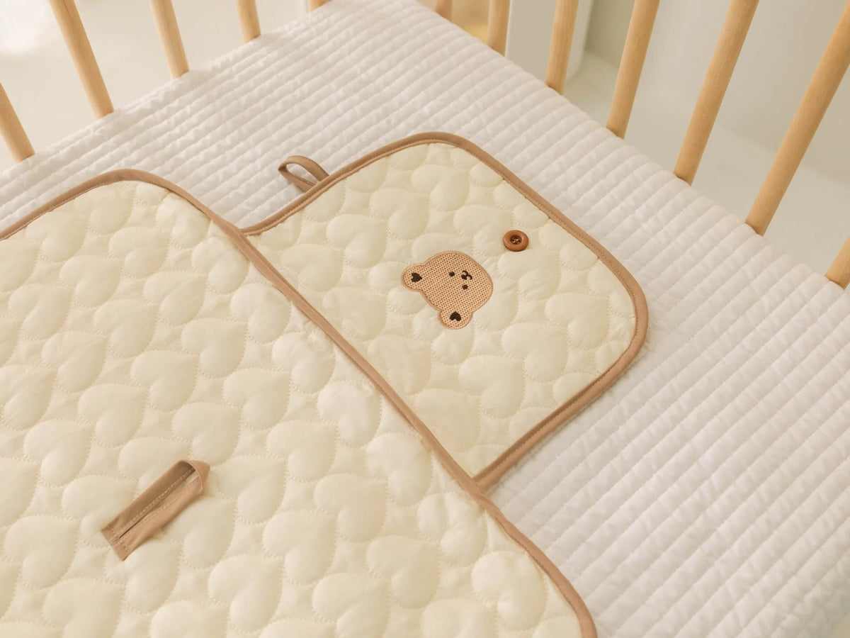 Portable Folding Nappy Changing Clutch with Built-in Head Cushion - AmaraKin Nursery & Family Essentials (Photo 5)