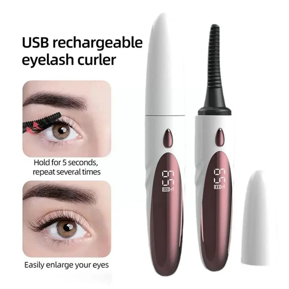 Electric Heated Eyelash Curler with Thermal Silicone Comb - AmaraKin Nursery & Family Essentials (Photo 5)