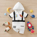 Baby Astronaut Romper 100% Cotton, Short-Sleeve 0-18 Months