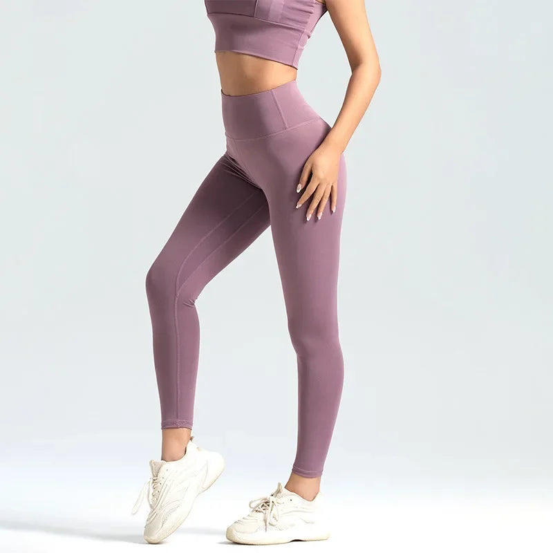Women's High-Waist Yoga Leggings – Soft Stretch, Breathable, 16 Colours, Sizes S-XXXL