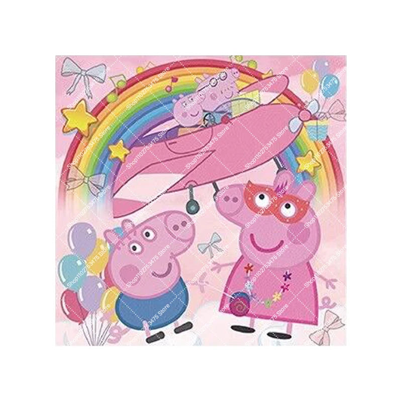 Kids Birthday Party Supplies Set, Character Tableware and Decor
