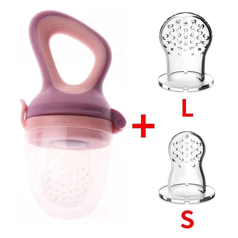 Silicone Infant Teething Fruit Feeder with Rotary Push Mechanism - AmaraKin Nursery & Family Essentials (Photo 17)