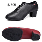 Women's Latin & Ballroom Dance Shoes 5.5cm Heel – Lace-Up, Indoor & Outdoor Sole, 6 Colours