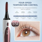 Electric Heated Eyelash Curler with Thermal Silicone Comb - AmaraKin Nursery & Family Essentials (Photo 4)