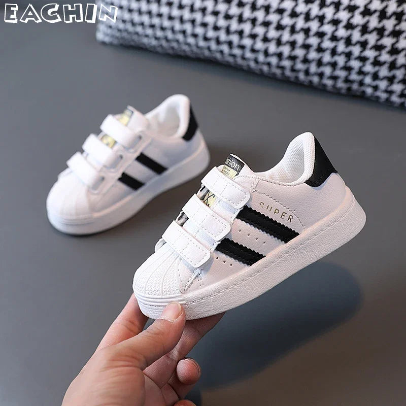 Kids Sneakers White Non-Slip, Breathable Casual Shoes Boys Girls