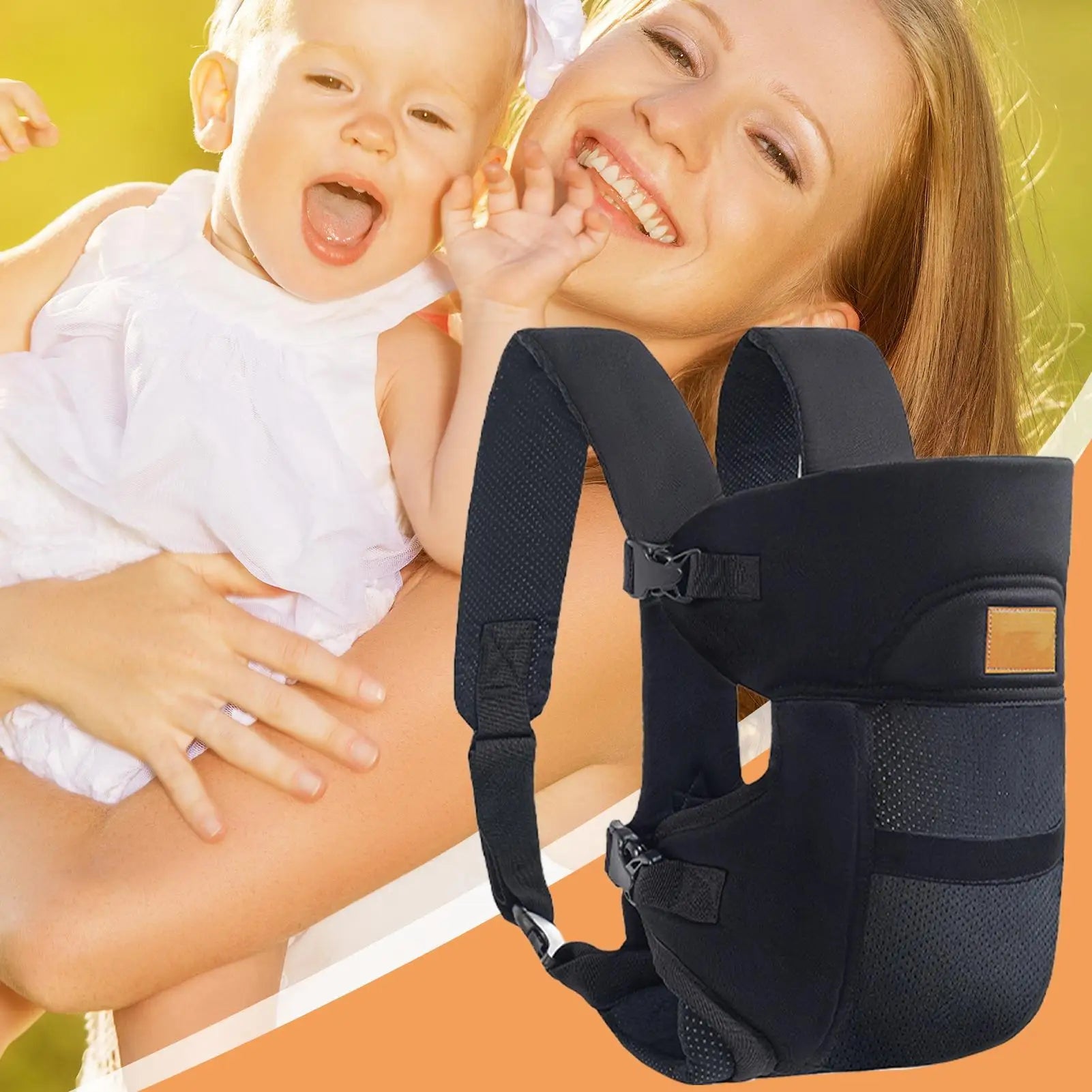 Baby Carrier Ergonomic Lightweight, Adjustable Front Sling Holder