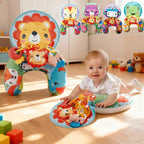 Montessori Tummy Time Sensory Support Pillow & Play Gym - Lifestyle & In-Use Detail