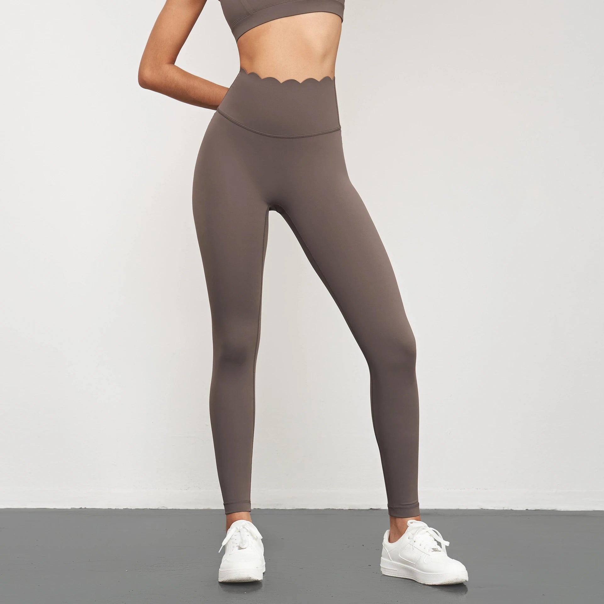 Women's High-Waist Scrunch Seamless Leggings – Gym & Everyday, 5 Colours, UK Sizes 4-10