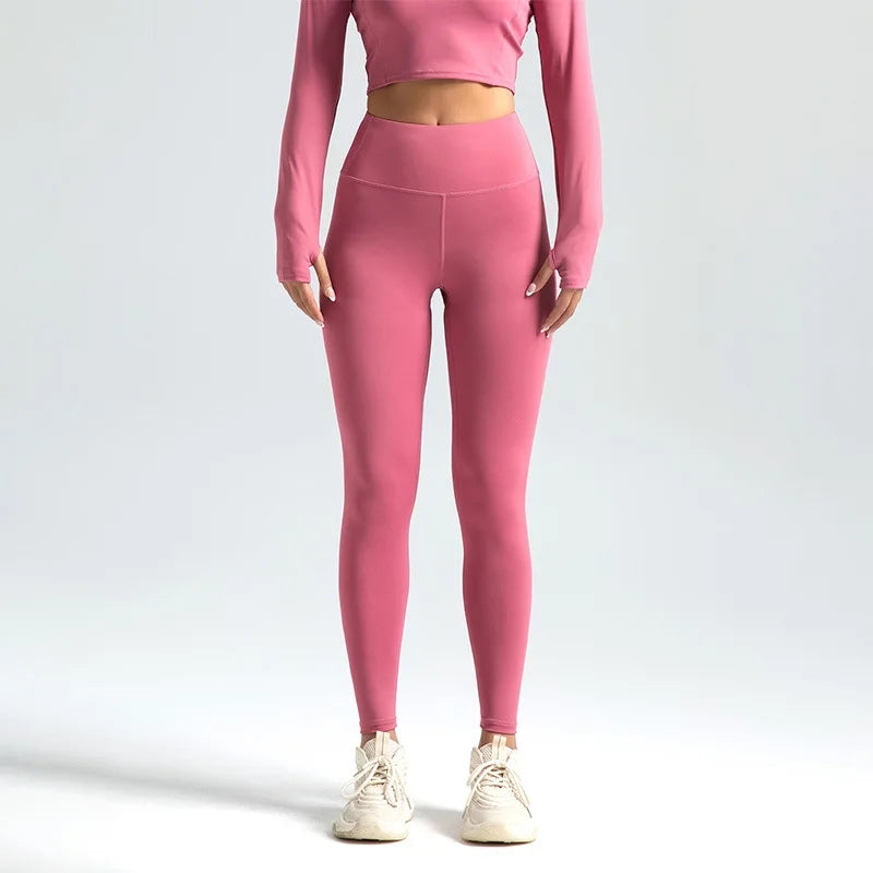 Women's High-Waist Yoga Leggings – Soft Stretch, Breathable, 16 Colours, Sizes S-XXXL