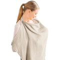 Nursing Cover Breathable Cotton Muslin, Breastfeeding Privacy Apron