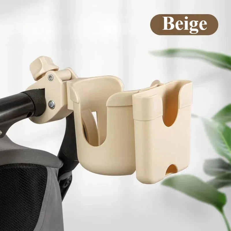 2-in-1 Stroller Handlebar Cup Holder & 360° Phone Mount Clamp - AmaraKin Nursery & Family Essentials (Photo 9)