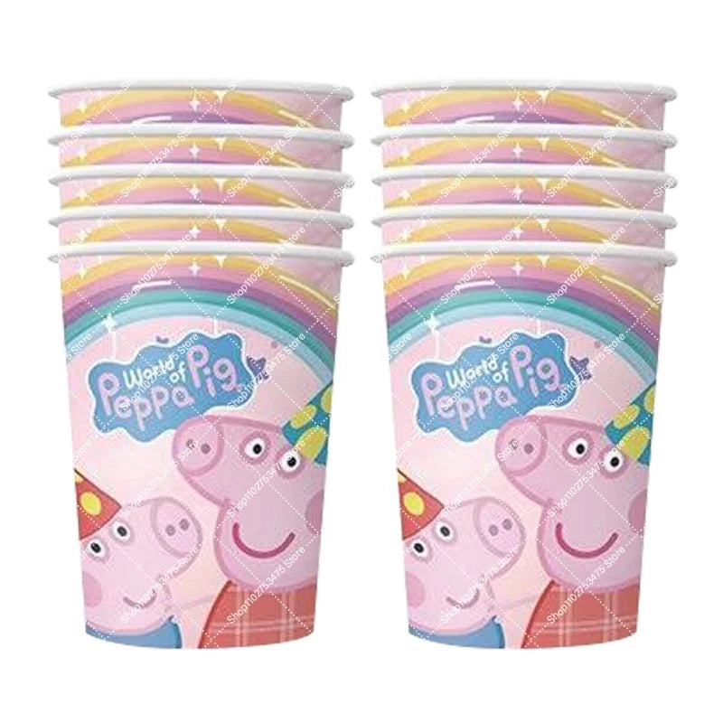 Kids Birthday Party Supplies Set, Character Tableware and Decor