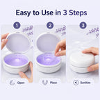 Portable UV-C LED Pacifier & Teether Quick-Steriliser Case - Detail View 5