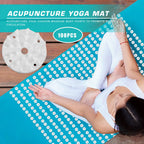 Acupressure Stress Relief Back & Neck Mat with Lotus Spike Pillow - AmaraKin Nursery & Family Essentials (Photo 1)
