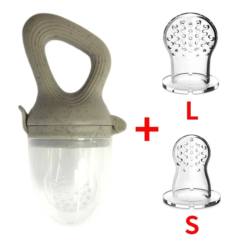 Silicone Infant Teething Fruit Feeder with Rotary Push Mechanism - AmaraKin Nursery & Family Essentials (Photo 8)