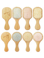 Bamboo Baby Hair Brush with Scalp Massage Bristles - image 4
