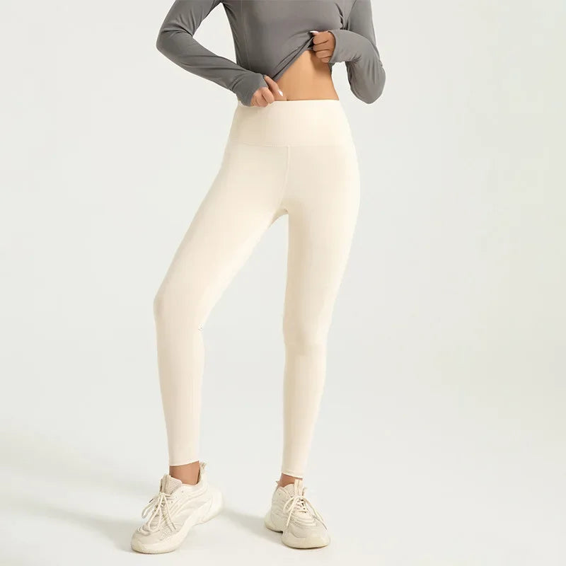 Women's High-Waist Yoga Leggings – Soft Stretch, Breathable, 16 Colours, Sizes S-XXXL