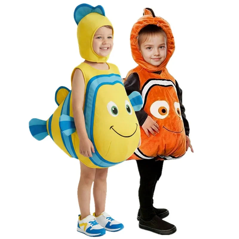 Toddler Clownfish Costume, Kids Dress-Up Role Play Outfit