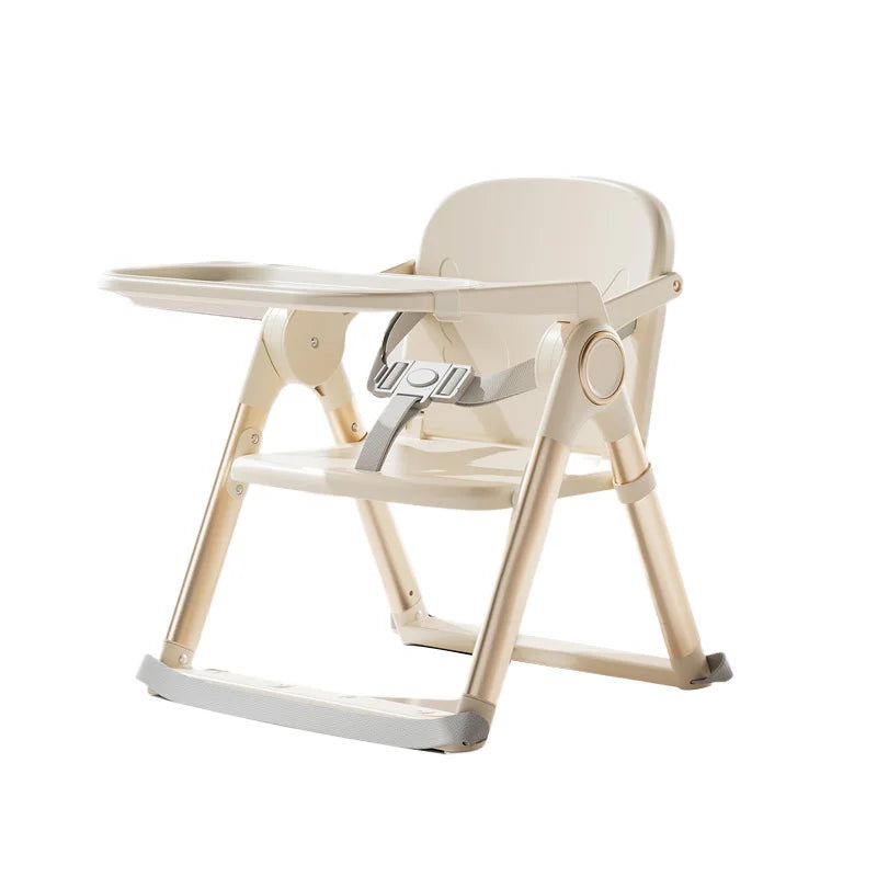 Baby Booster Seat High Chair, Folding Portable Feeding Chair 6 Months-3 Years