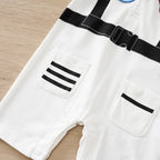 Baby Astronaut Romper 100% Cotton, Short-Sleeve 0-18 Months