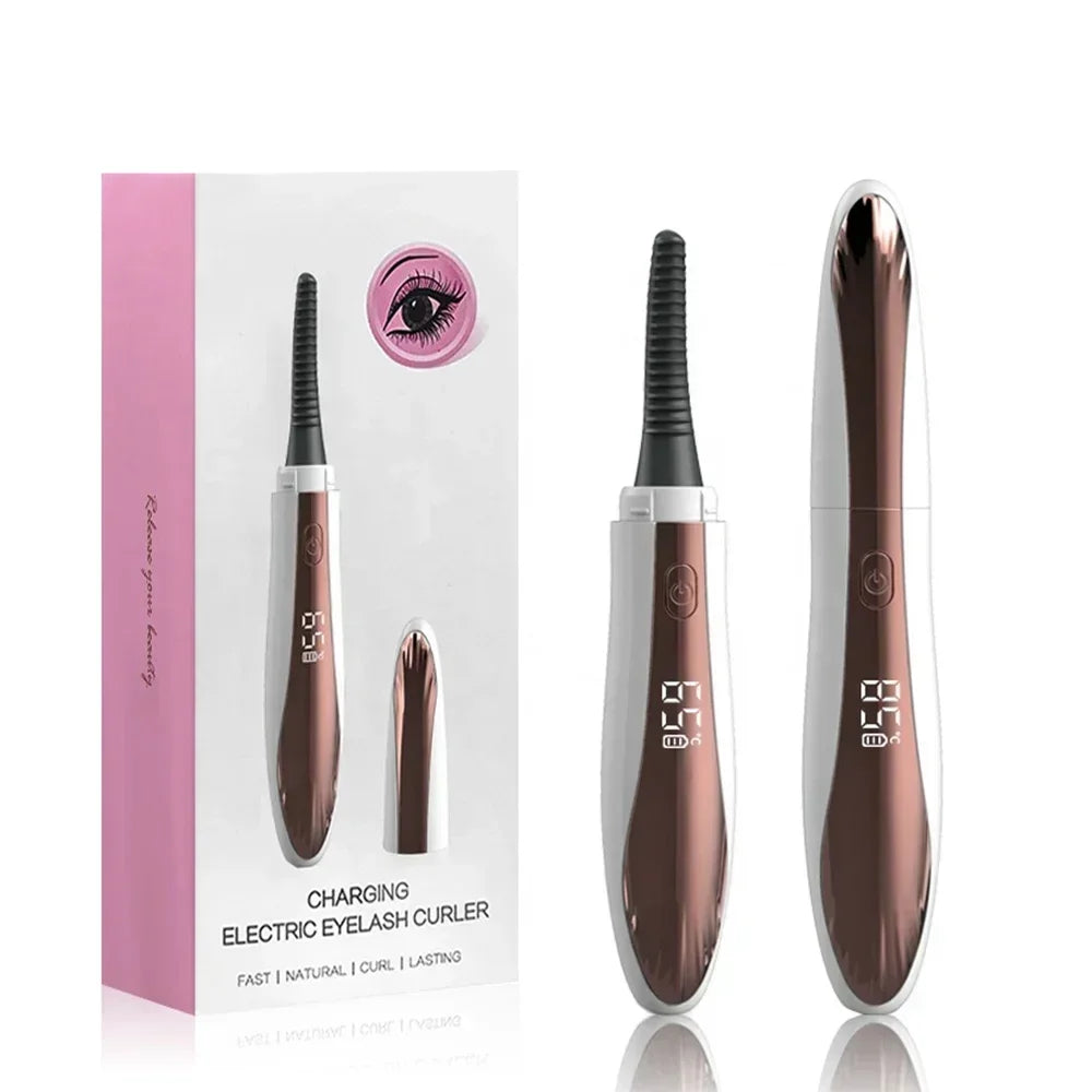 Electric Heated Eyelash Curler with Thermal Silicone Comb - AmaraKin Nursery & Family Essentials (Photo 7)