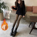 Women's Fleece Lined Thermal Tights, High Waist Winter Leggings