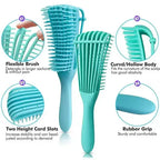 Bamboo Baby Hair Brush with Scalp Massage Bristles - image 3