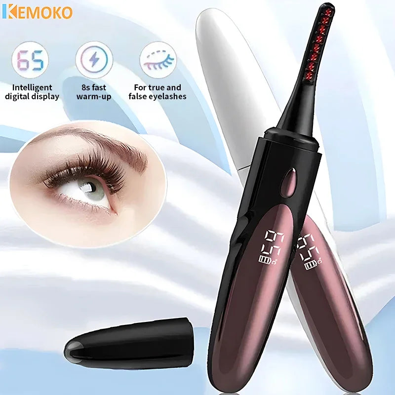 Electric Heated Eyelash Curler with Thermal Silicone Comb - AmaraKin Nursery & Family Essentials (Photo 2)