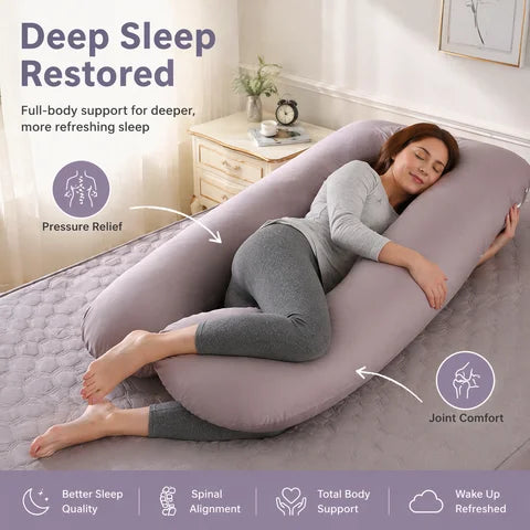 U-Shaped Pregnancy Support Pillow