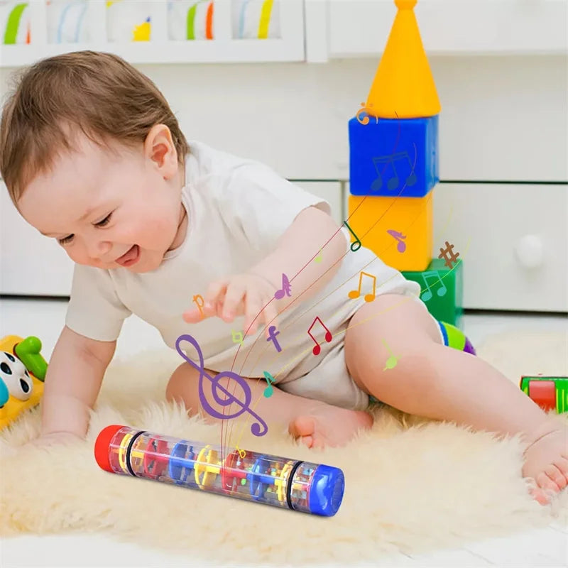 Sensory Rainmaker Rattle & Auditory Tube - Detail View 3