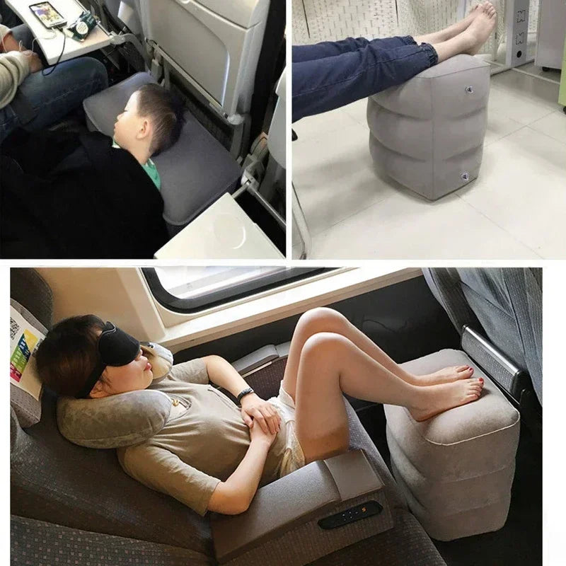 Inflatable Toddler Airplane & Car Footrest Bed with Hand Pump - AmaraKin Nursery & Family Essentials (Photo 3)